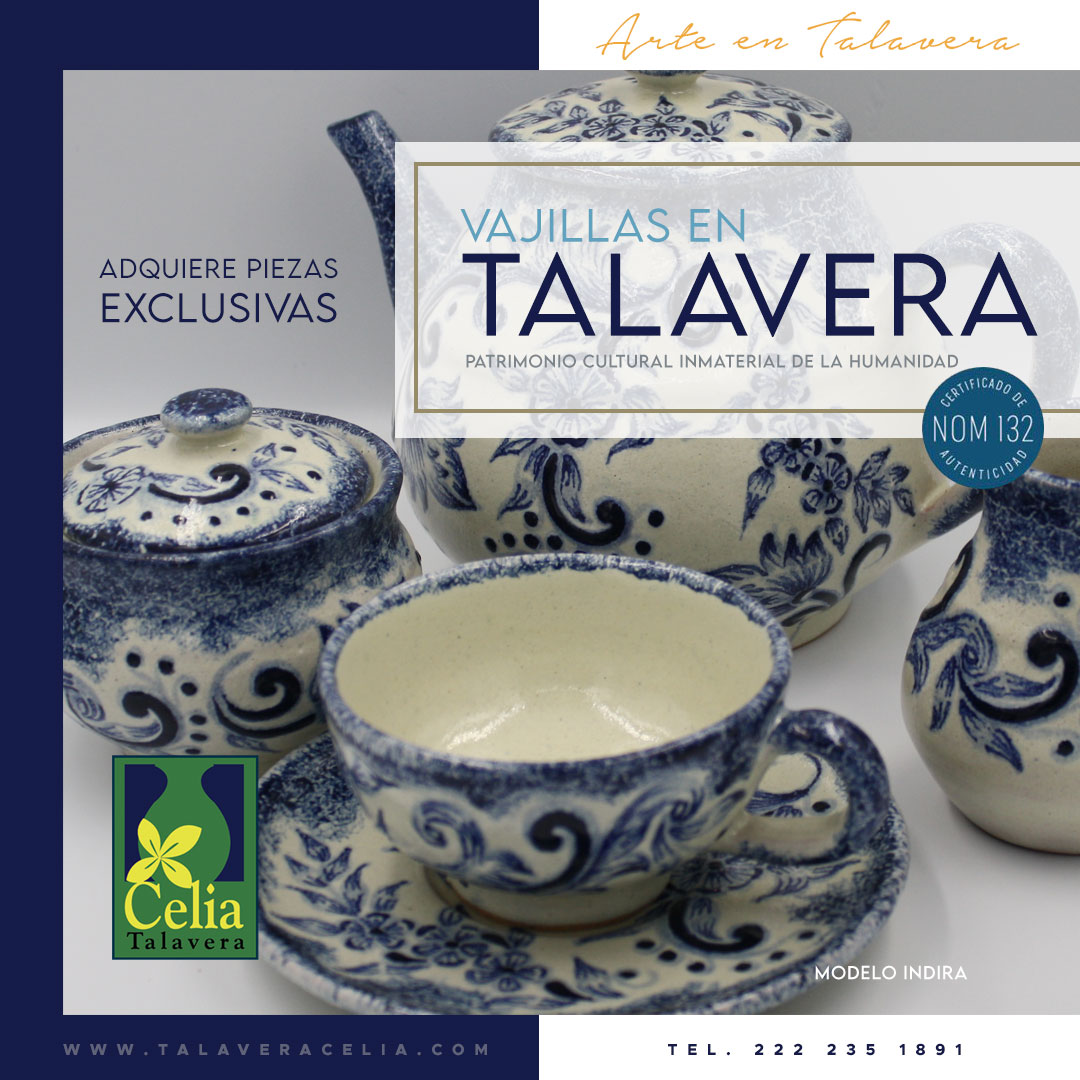 Variedad de Vajillas Exclusivas en Talavera Celia